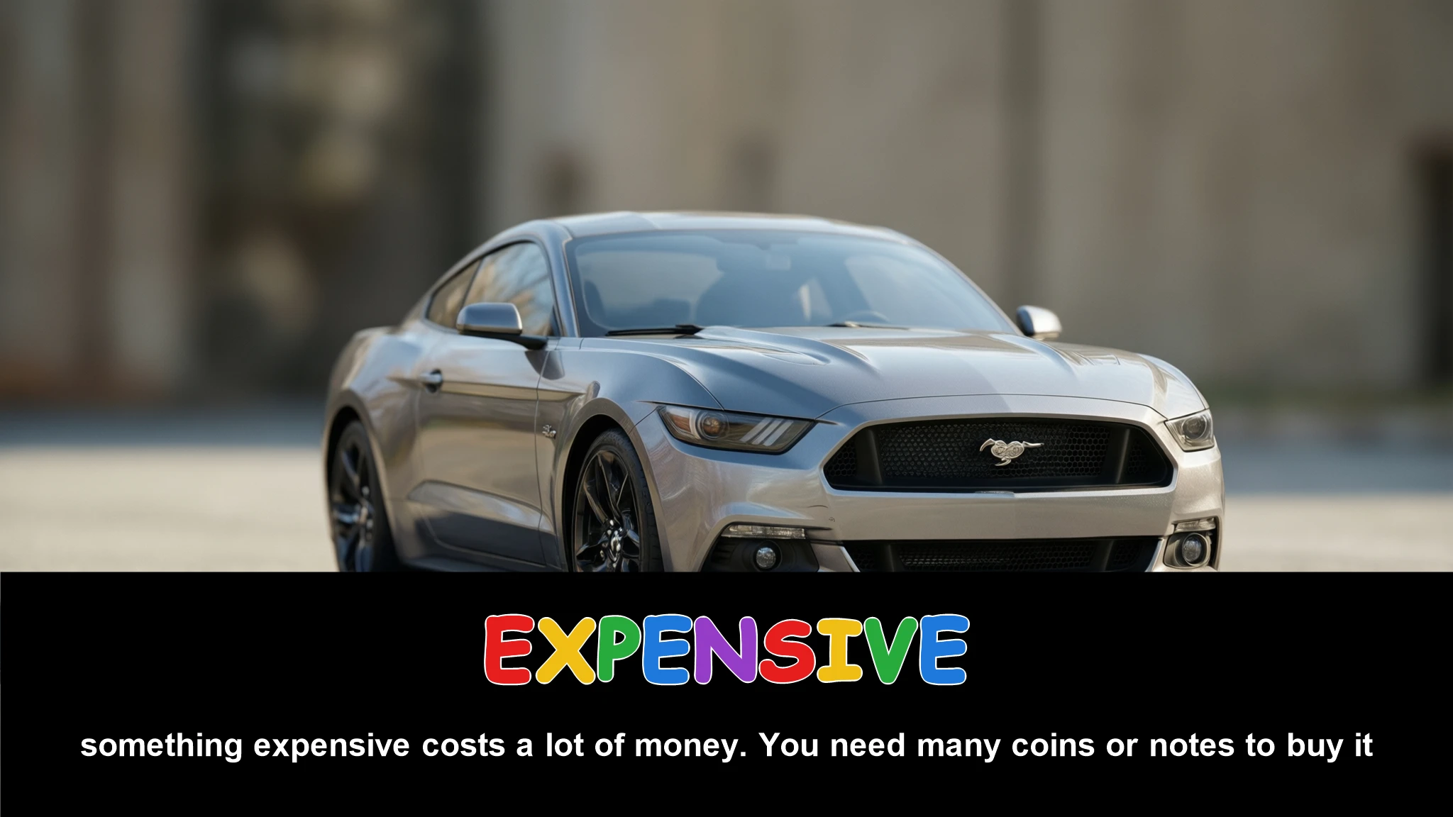 English Illustration for expensive